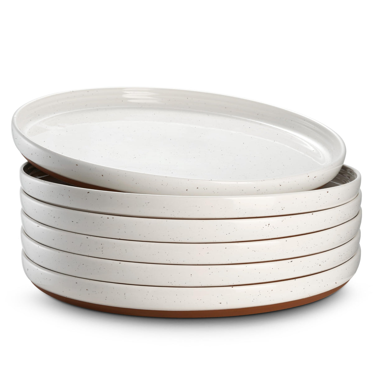 DOWAN 10.5-inch dinner plate top view shows generous space for meals.