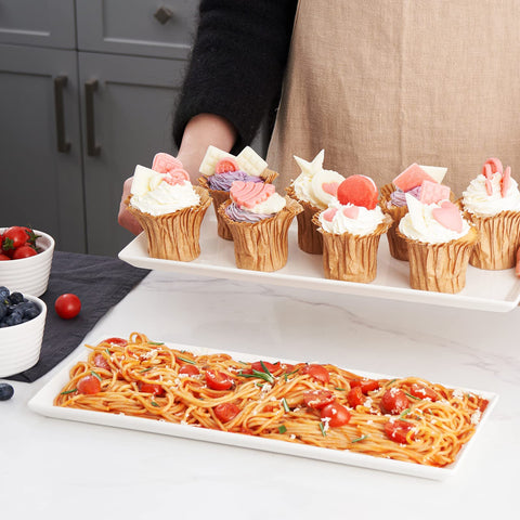 DOWAN tray showcasing appetizers at a party for easy serving.