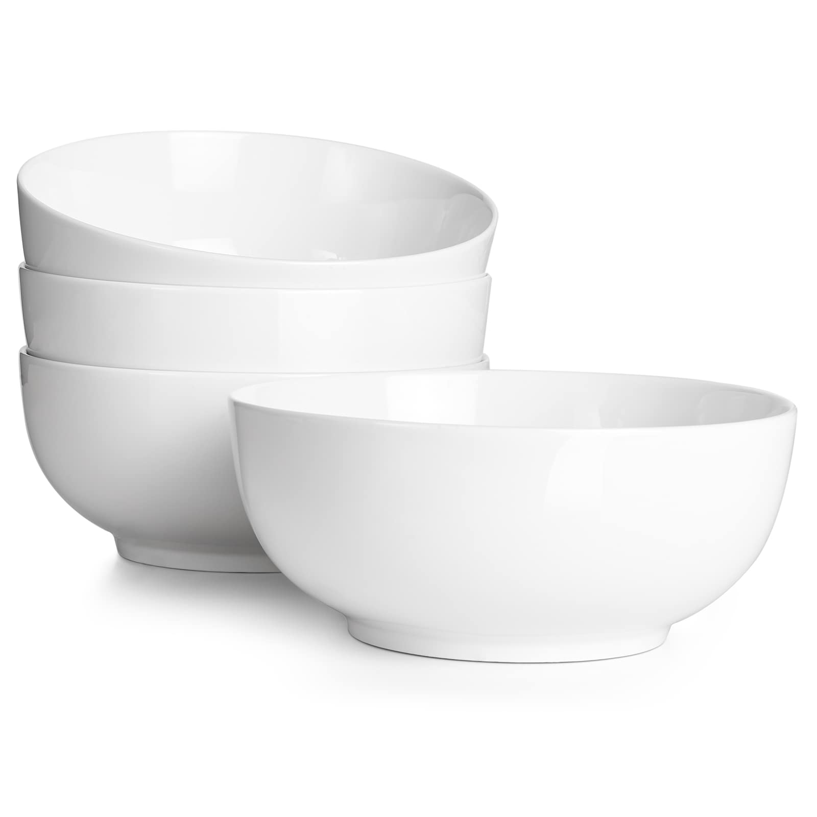 DOWAN 39 oz soup bowls front view, ideal for hearty family servings.