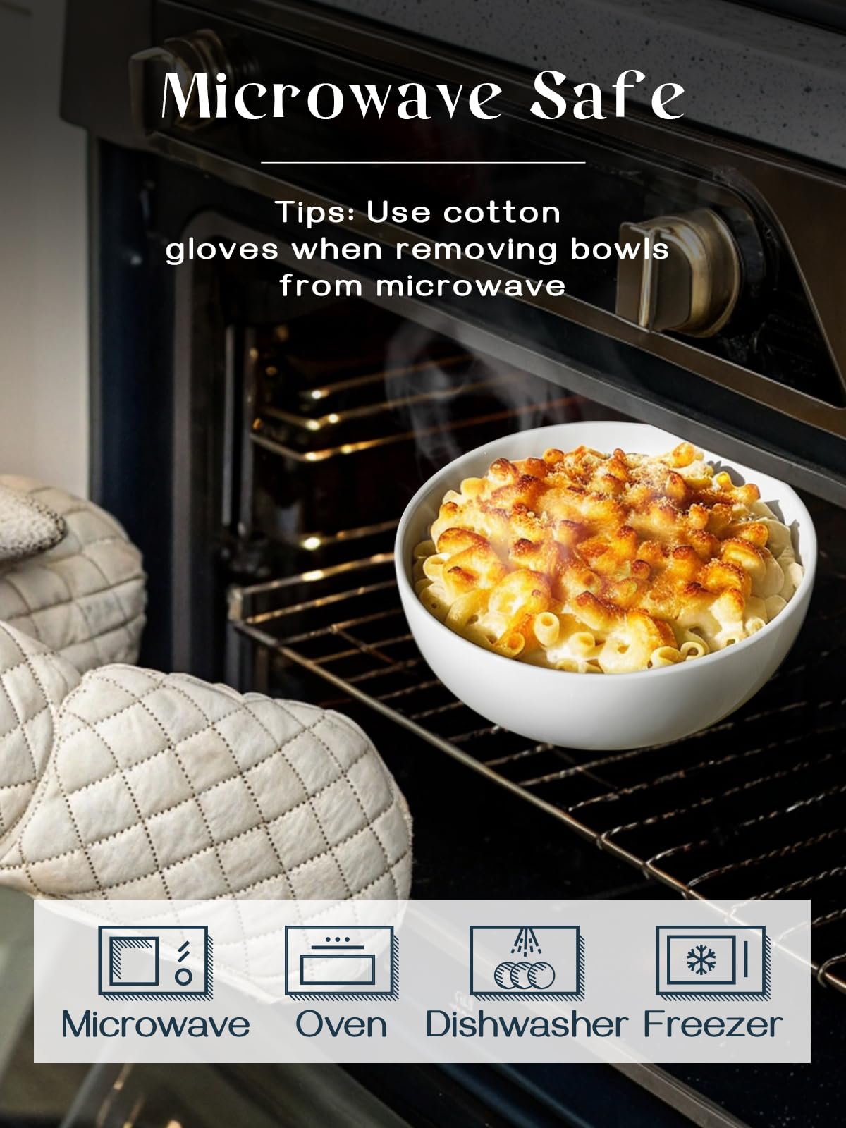 DOWAN stackable design saves cabinet space and keeps a tidy kitchen.