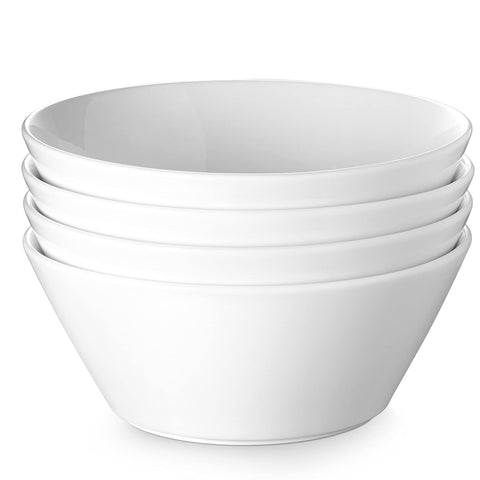 DOWAN 58.5 oz large ceramic salad bowls front view for family meals.