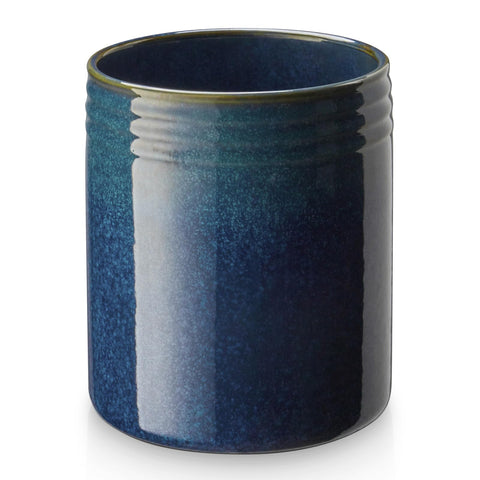 DOWAN 7.2-inch ceramic utensil holder on counter keeps utensils organized.