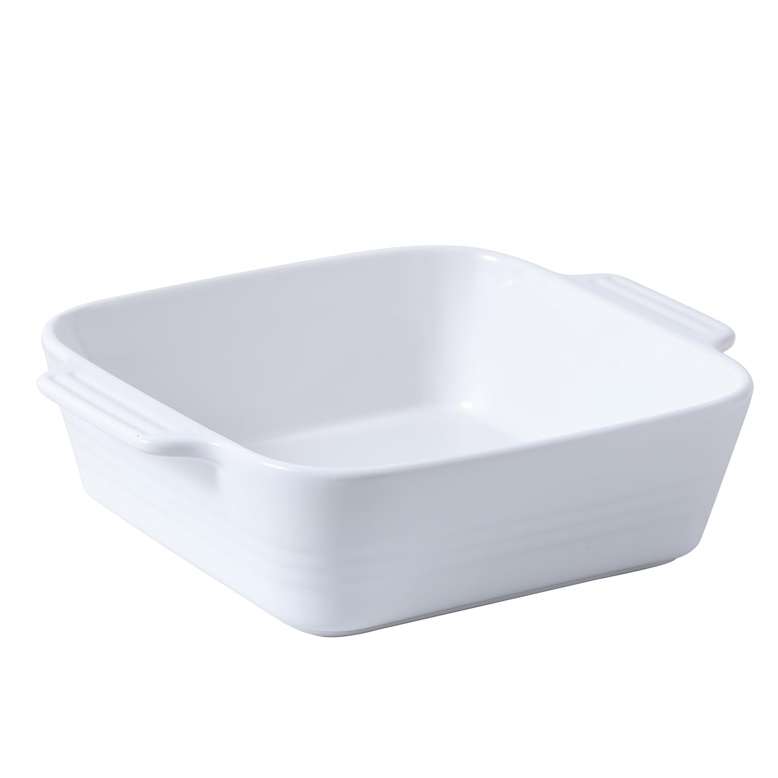 DOWAN 8x8 baking dish with dual handles ready for oven-to-table serving.