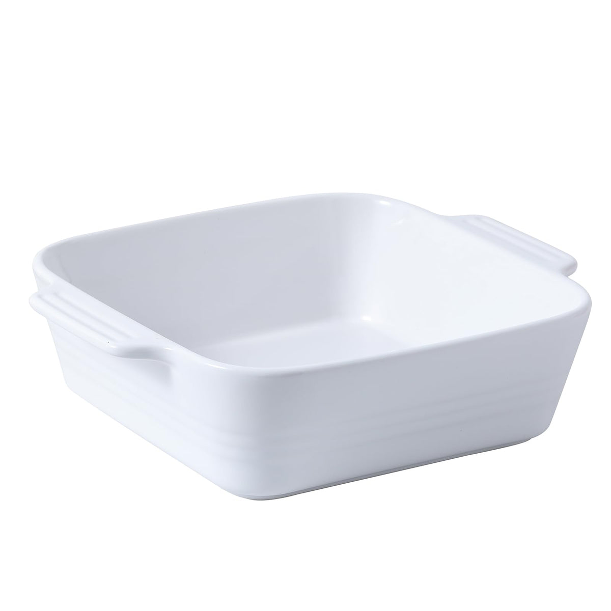 DOWAN 8x8 baking dish with dual handles ready for oven-to-table serving.