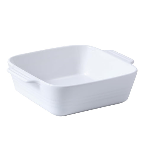 DOWAN 8x8 baking dish with dual handles ready for oven-to-table serving.