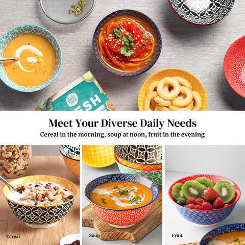 DOWAN porcelain bowls are lightweight yet durable for family meals and guests.
