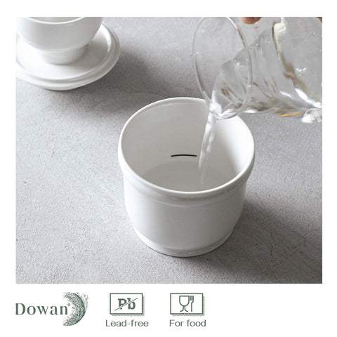 DOWAN butter crock on the counter, ready for spreading at any moment.