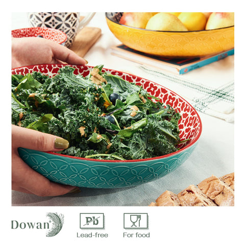 DOWAN chip-resistant glaze keeps surfaces smooth and easy to clean after meals.