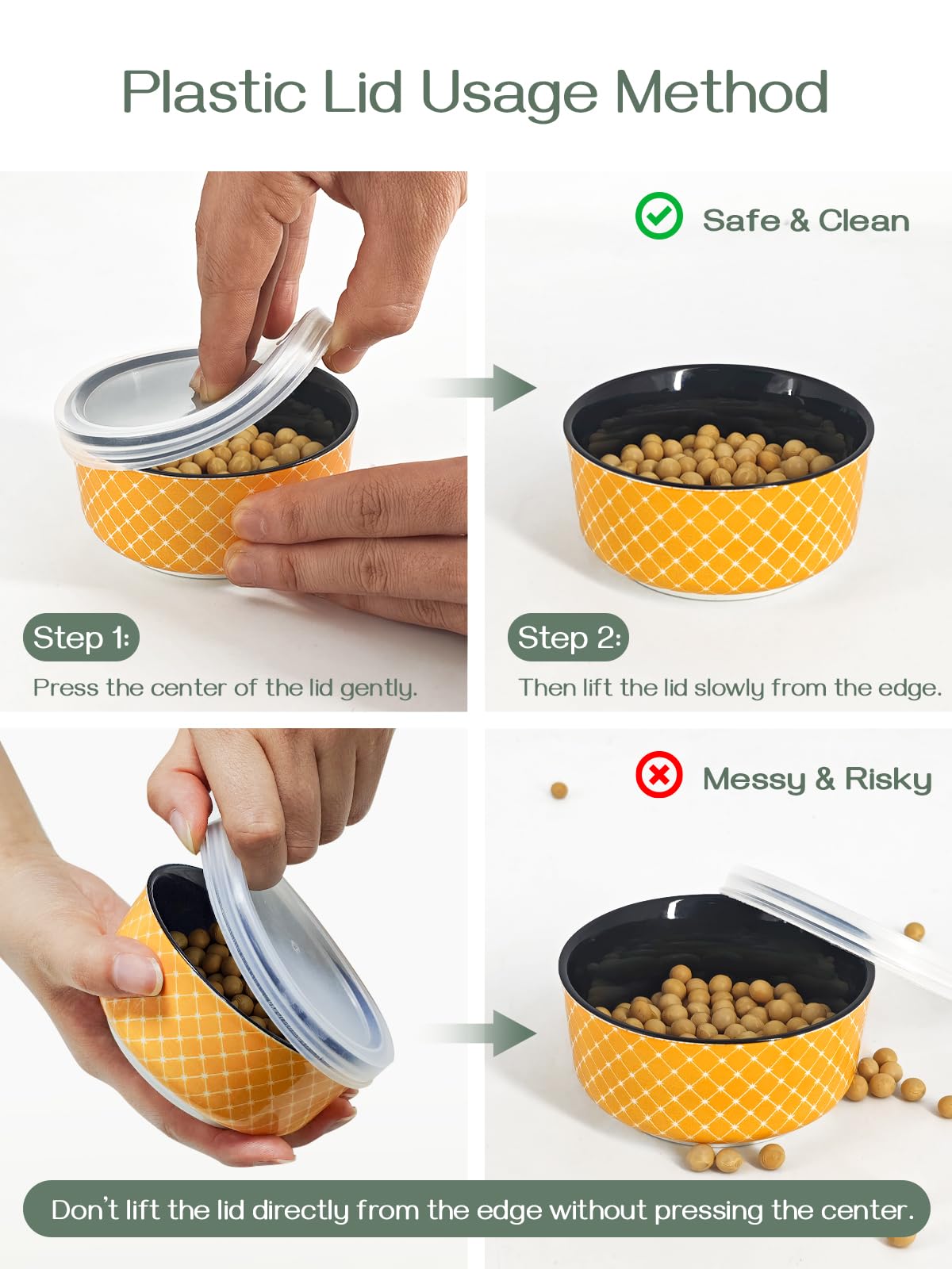 Silicone lids on DOWAN bowls keep leftovers fresh and ready.