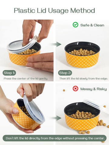Silicone lids on DOWAN bowls keep leftovers fresh and ready.