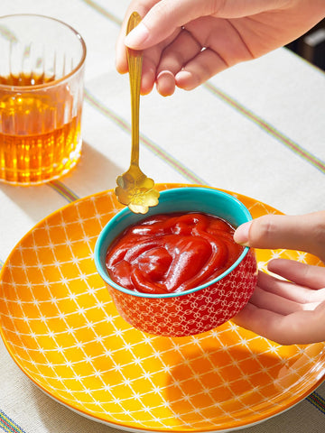 Microwave and dishwasher safe, making cleanup simple.