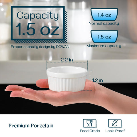 DOWAN dipping bowls set of 6 adds organized condiment cups to any charcuterie board.
