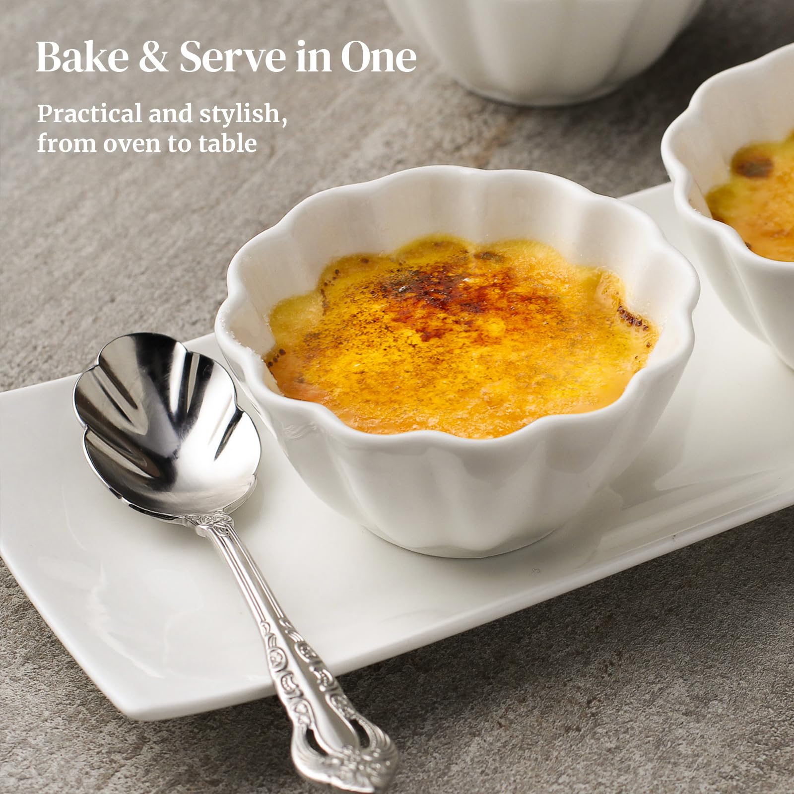 DOWAN porcelain dipping bowls ideal for sauces on a charcuterie board.