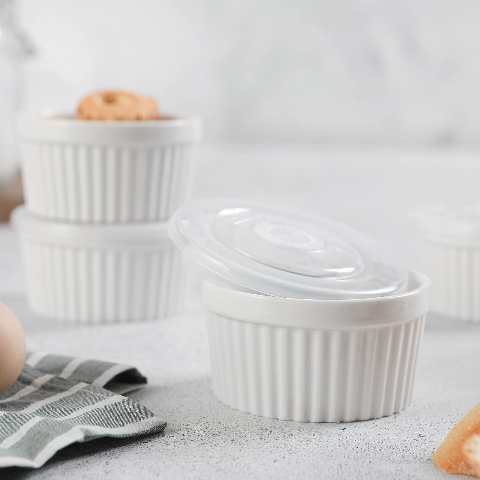DOWAN porcelain bakeware safe for microwave and dishwasher.