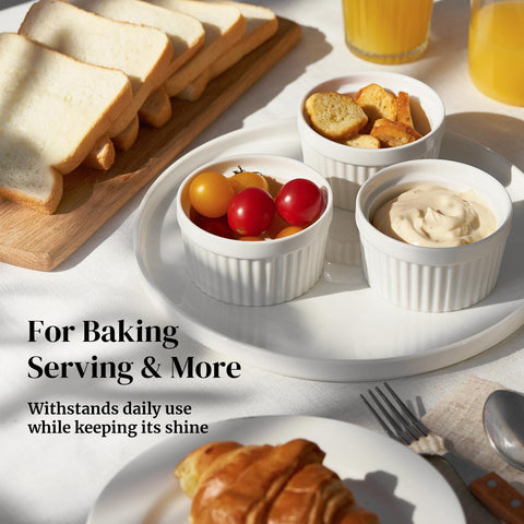 DOWAN dishwasher-safe ramekin ready for easy cleanup.