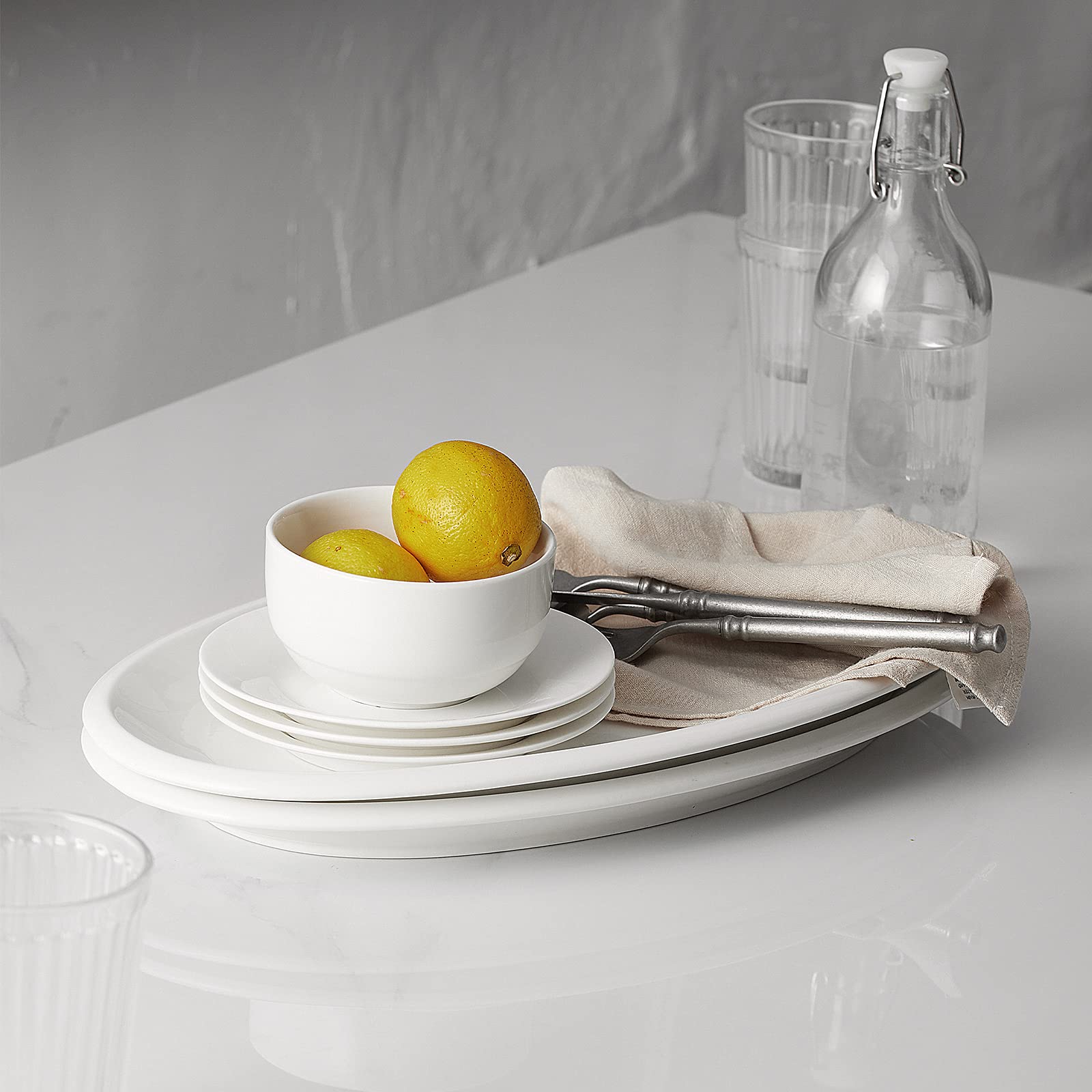 DOWAN set of two entertaining platters arranged for a gathering.