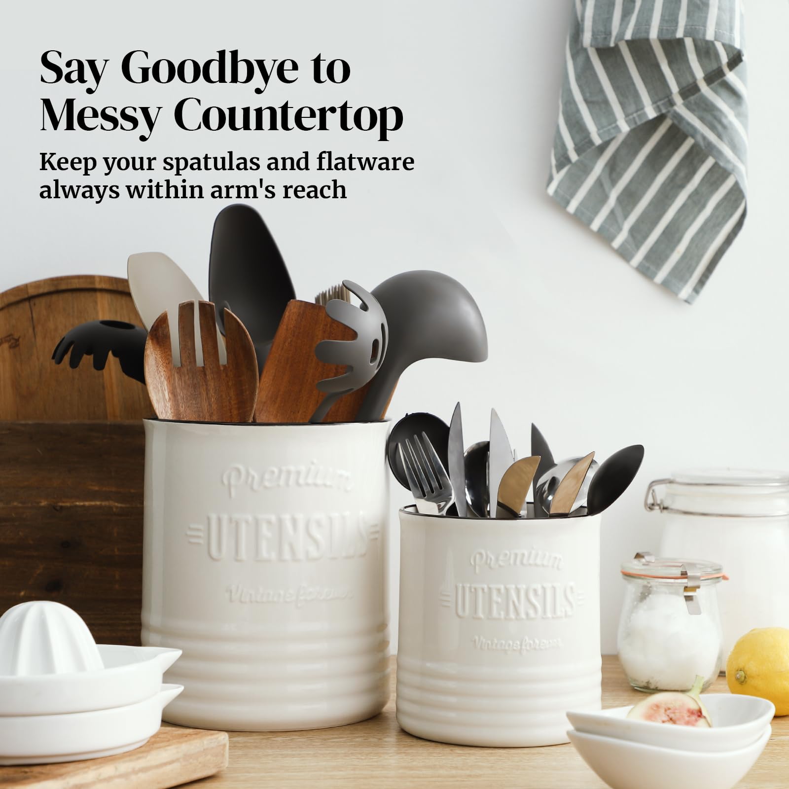 DOWAN farmhouse-inspired design adds charm to kitchen décor.
