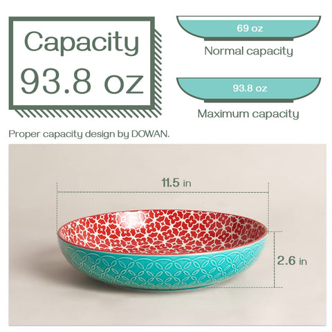 DOWAN fruit salad bowls with vibrant color clash brighten every table setting.