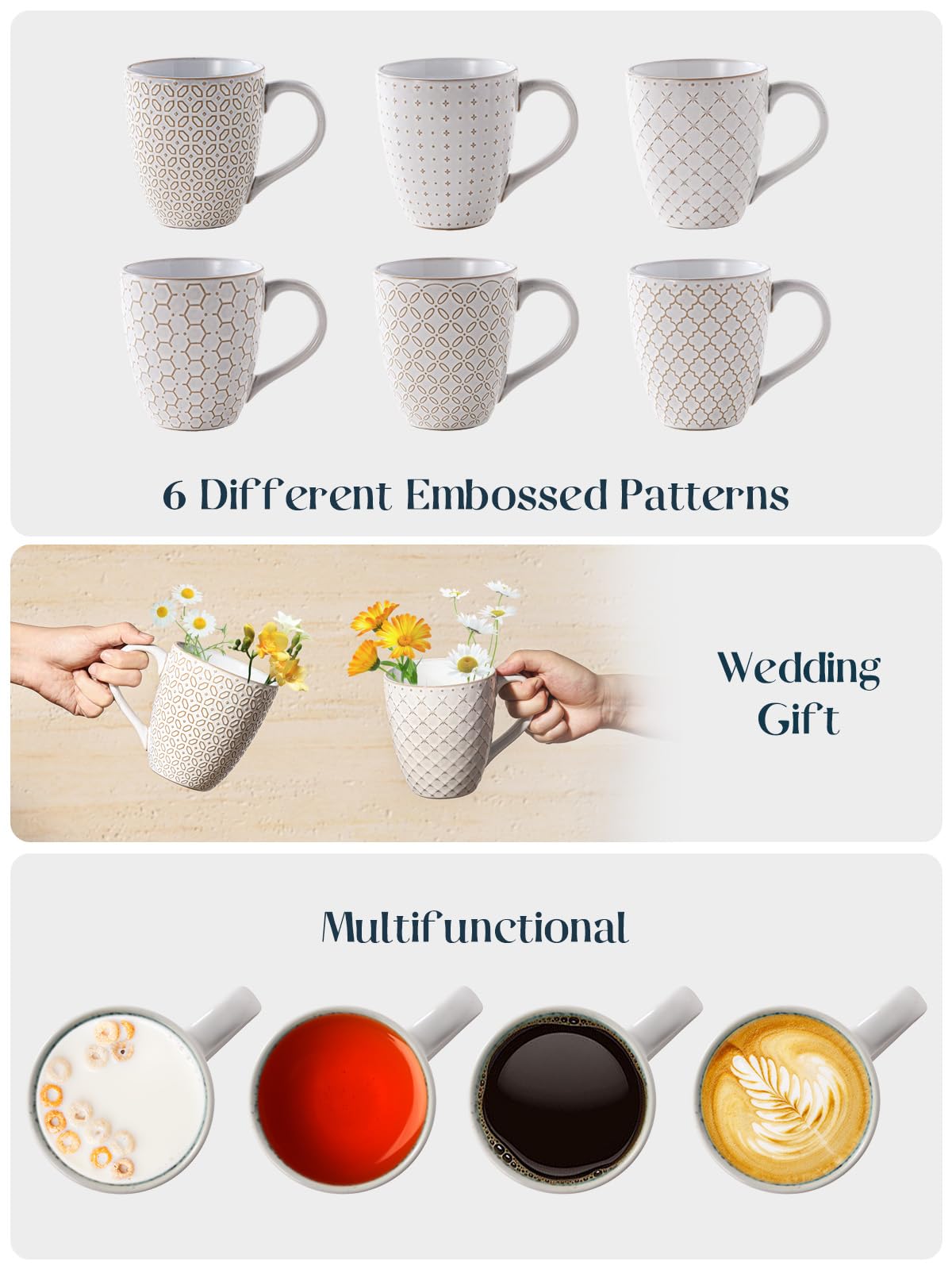 DOWAN gift-ready mug set ideal for housewarmings and weddings