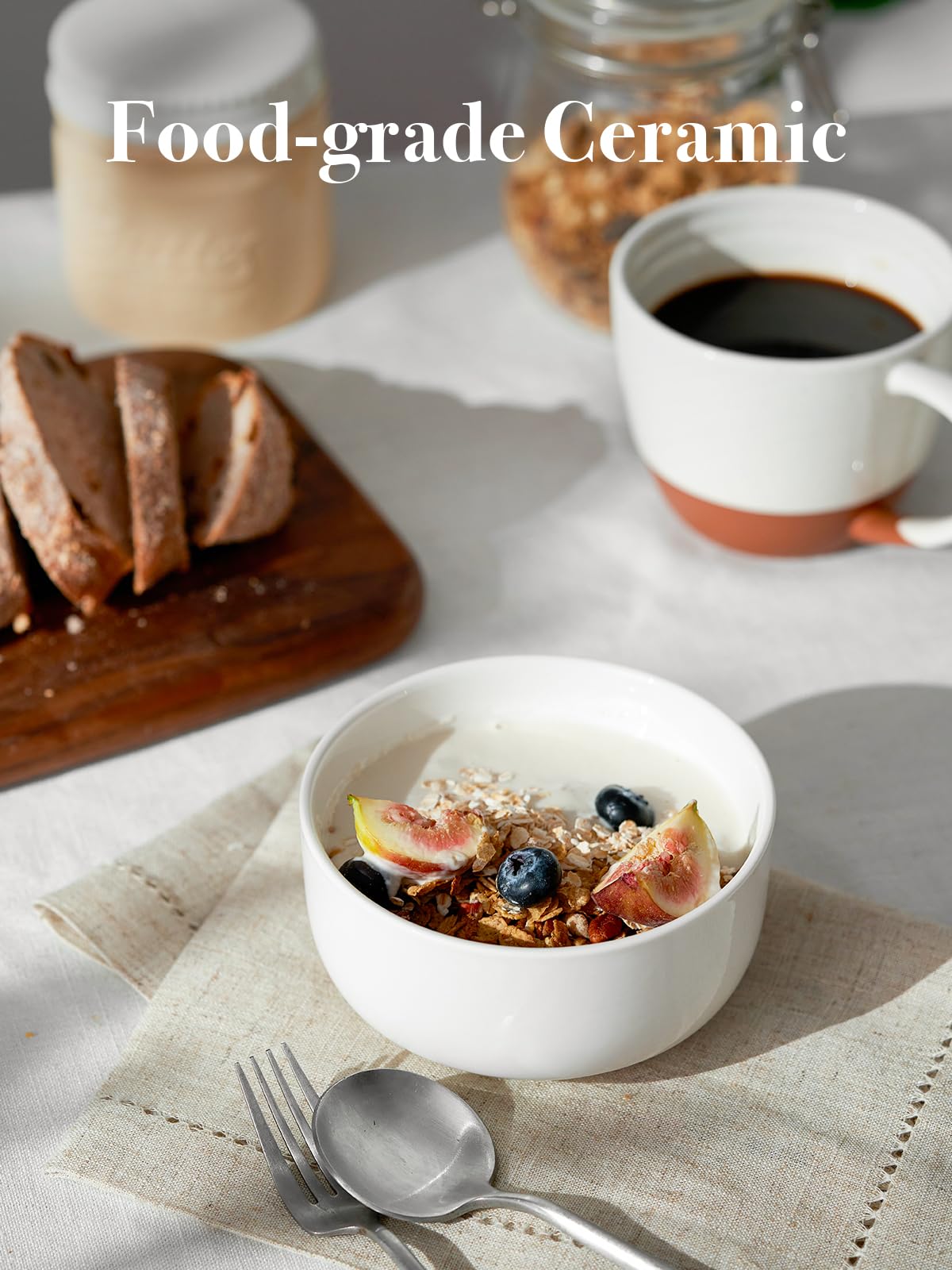 DOWAN gift-ready white porcelain bowls ideal for gifting