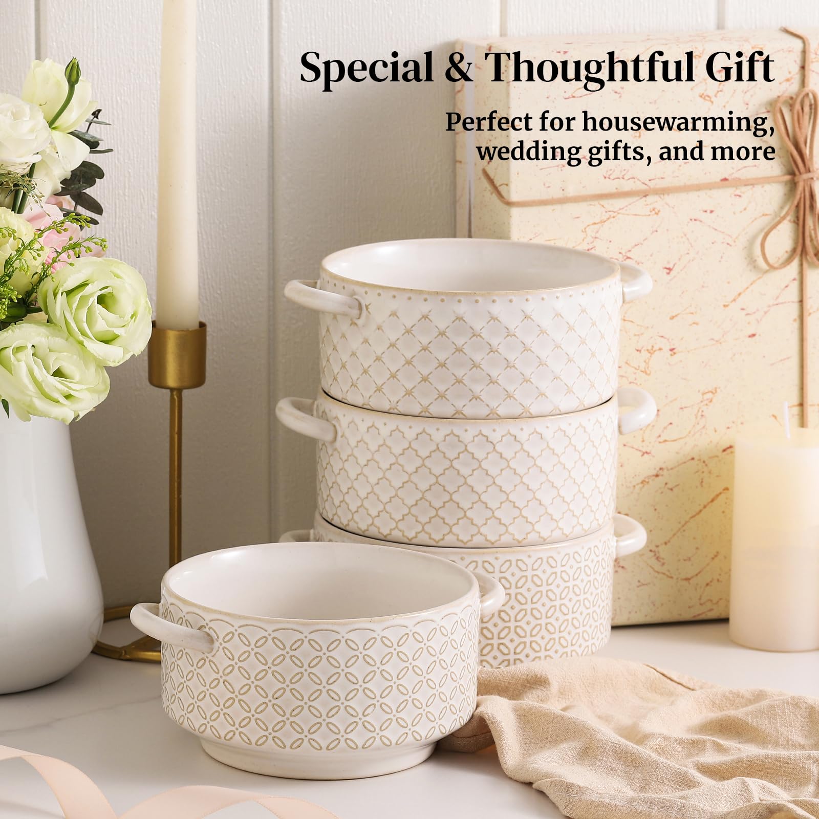 DOWAN gift set with embossed finish, perfect for entertaining