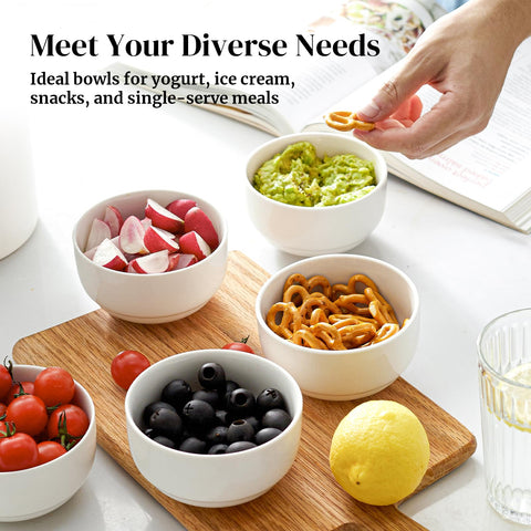 DOWAN glazed bowls with smooth glaze for easy cleaning.