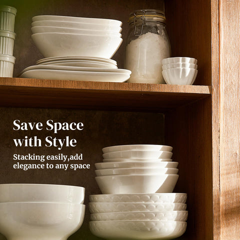 DOWAN lead-free porcelain keeps meals odorless and safe.