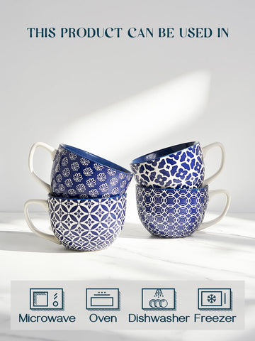 DOWAN mix-and-match four-piece mug set complements any table decor