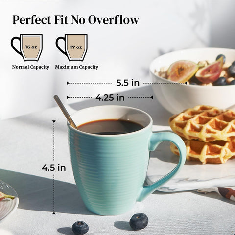 DOWAN mug with enlarged handle for comfortable grip