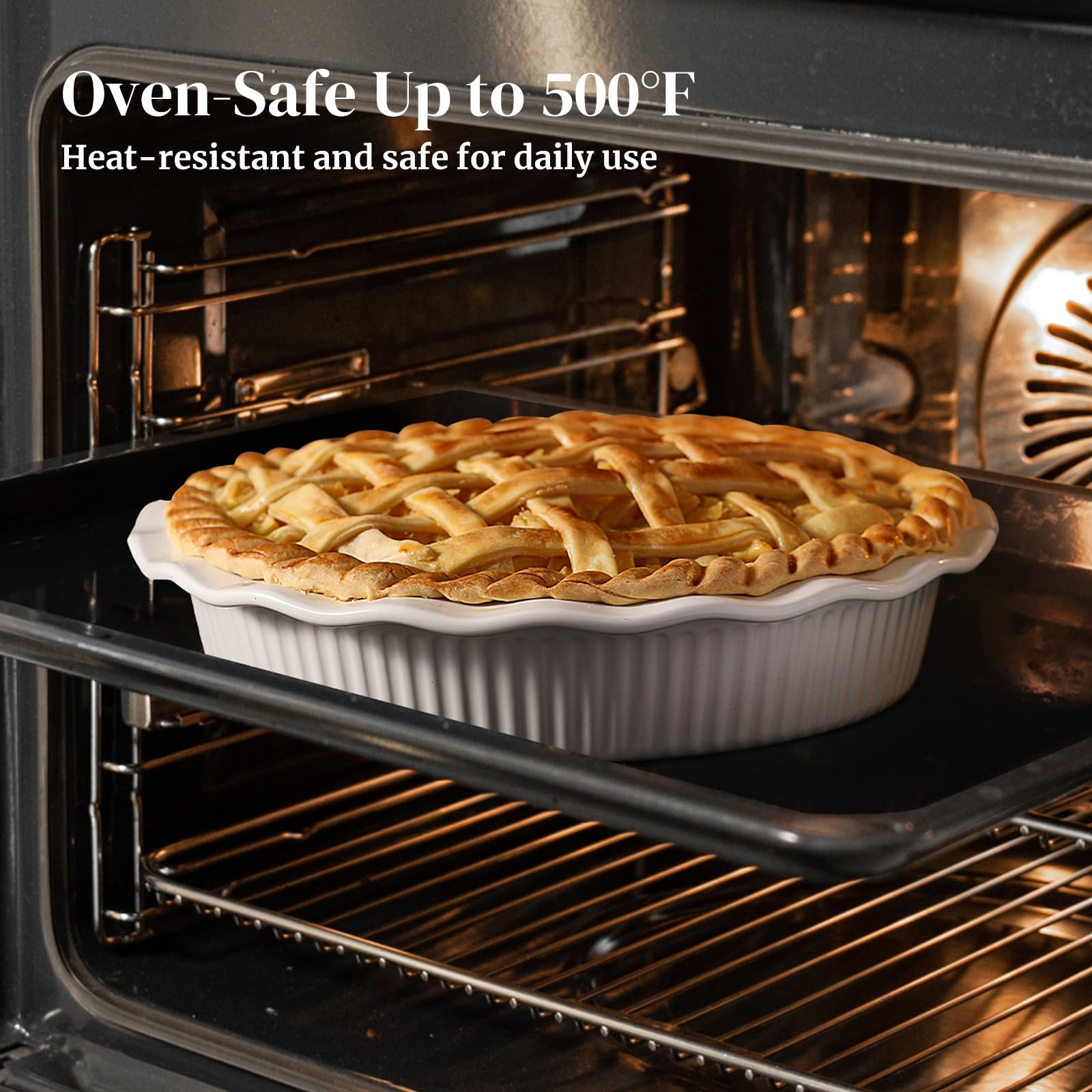 DOWAN non-stick glaze allows effortless cleanup after pies.