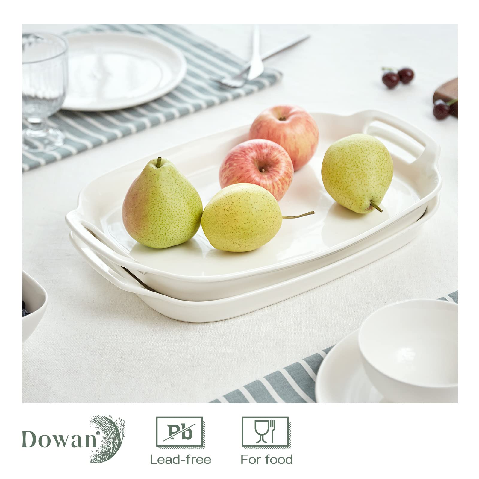 DOWAN outdoor-friendly trays for patio gatherings and poolside entertaining.