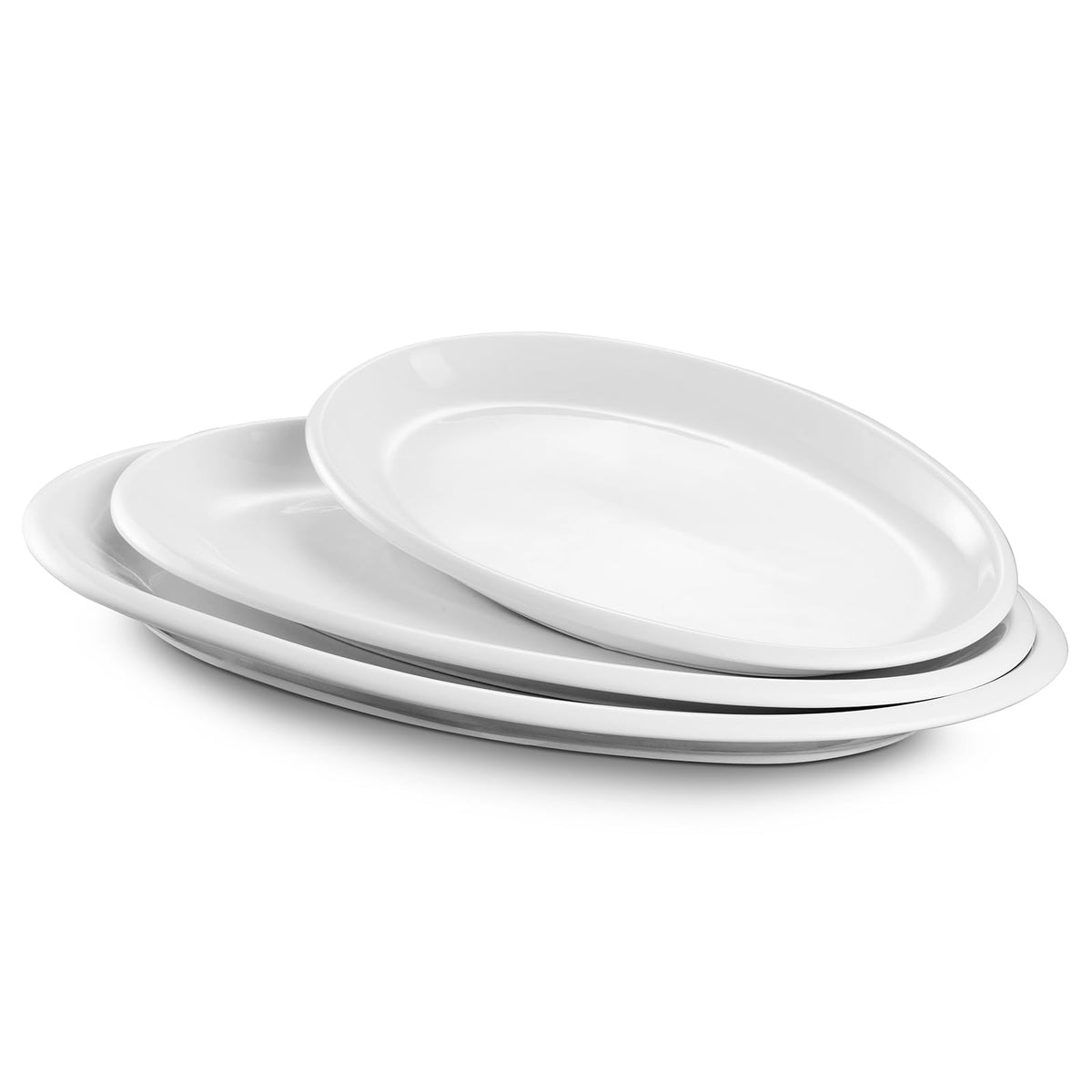DOWAN 16-inch oval platter for elegant serving of appetizers and desserts.