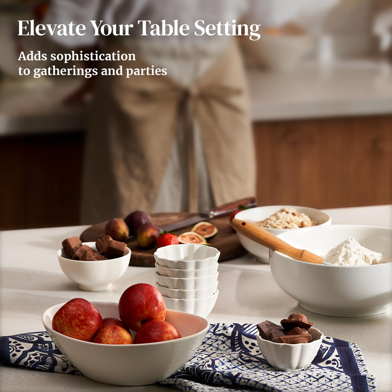 DOWAN oven-safe ramekins endure baking from creme brulee to puddings.