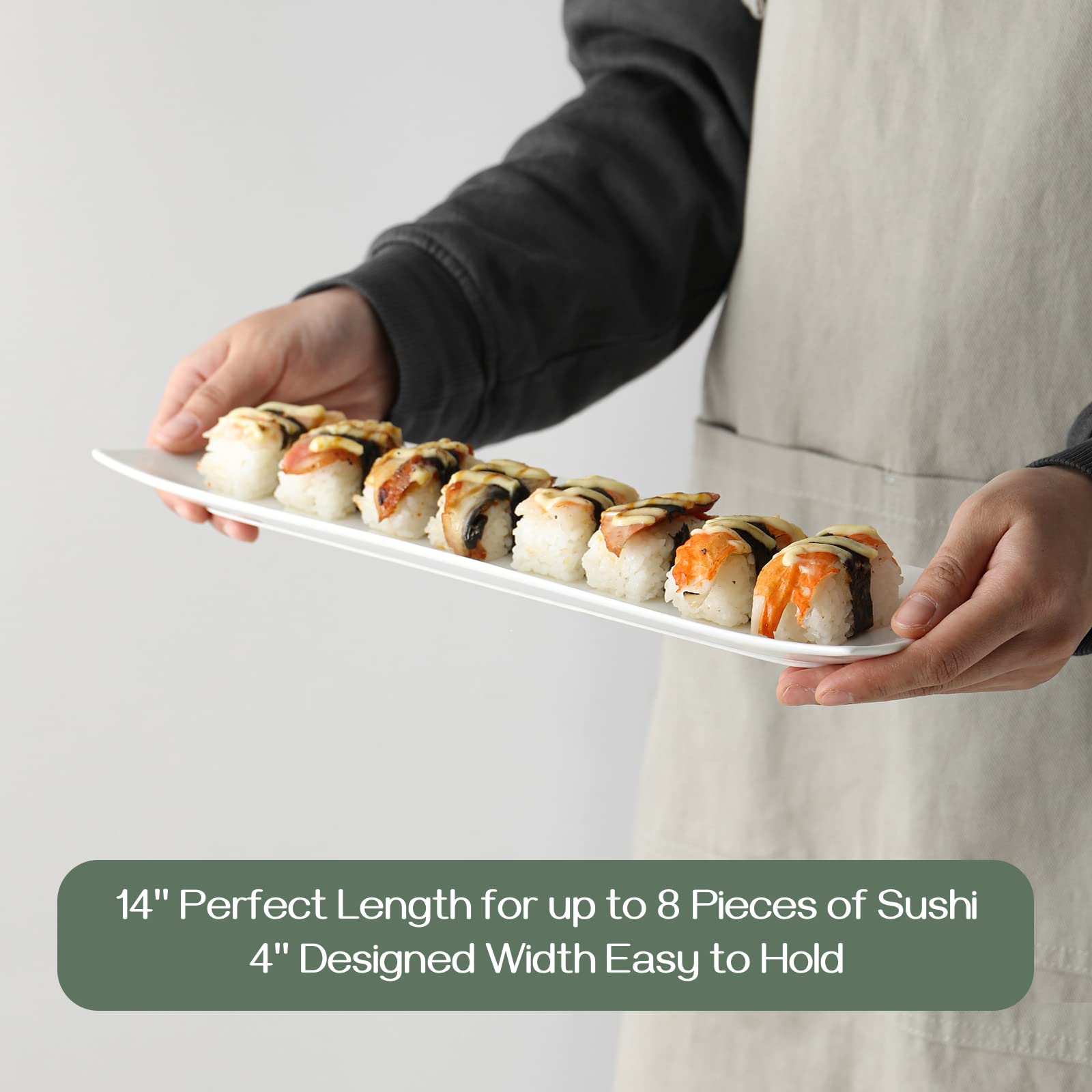 DOWAN party serving platters: generous surface for platters of appetizers and desserts