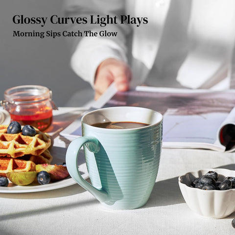 DOWAN lead-free porcelain mug that's easy to clean