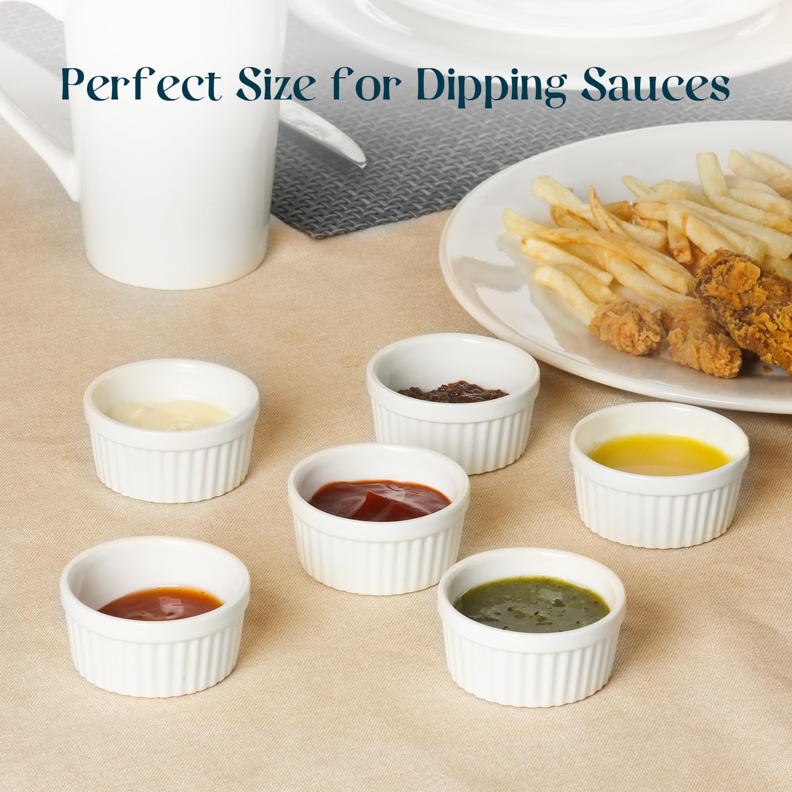 DOWAN porcelain glaze with smooth finish enables easy cleaning and reuse.