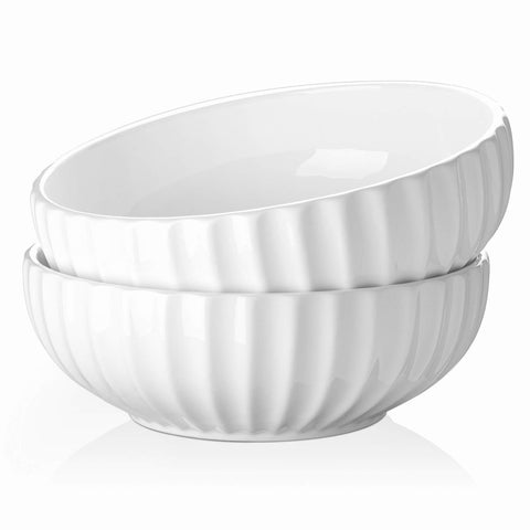DOWAN pumpkin-shaped serving bowls, 9.8 inches, ideal for festive salads