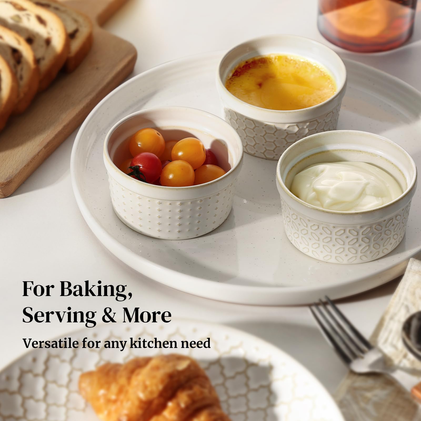 DOWAN silicone lids keep contents fresh and spill-free.