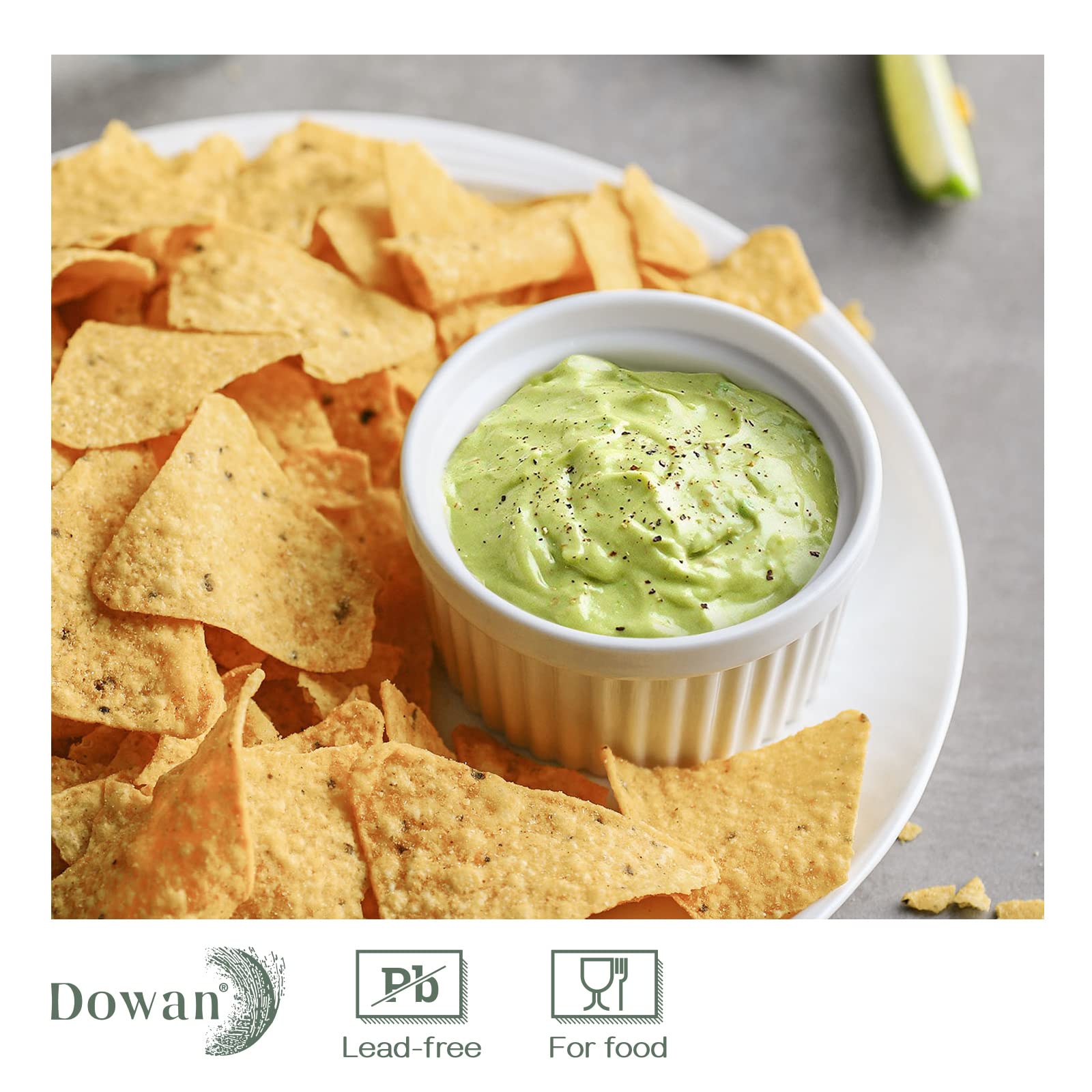 DOWAN soufflé dishes with lids keep desserts warm and portable.