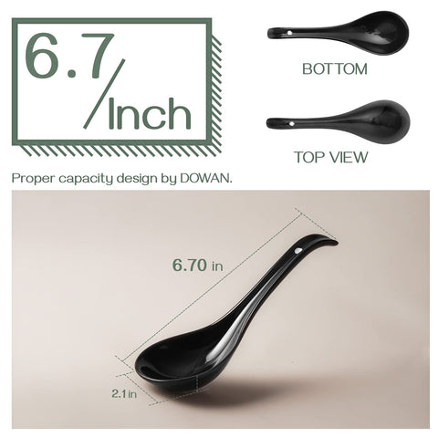DOWAN spoon beside ramen bowl ready for broth and noodles
