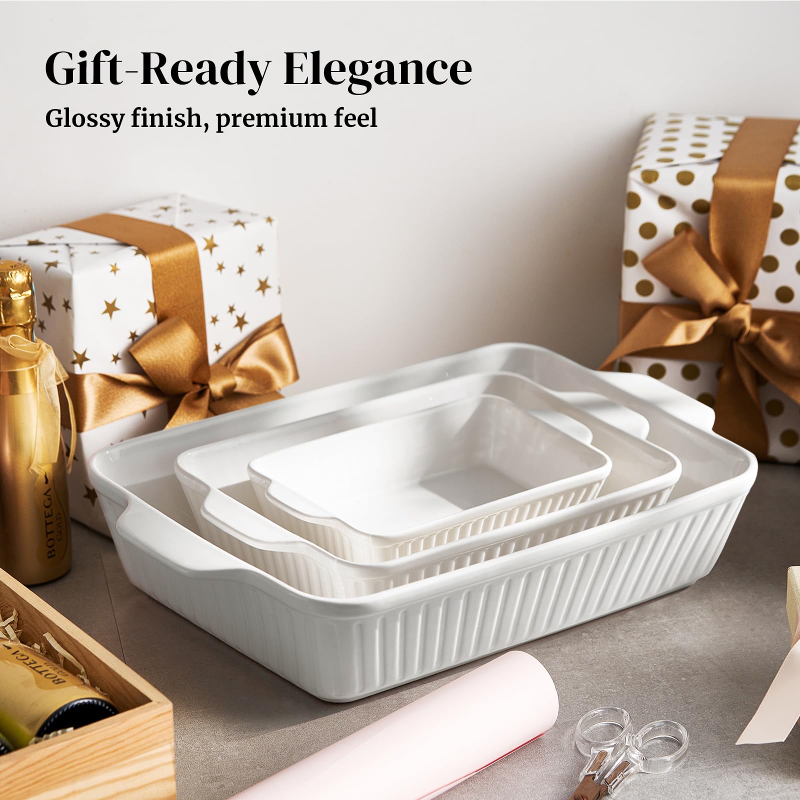 DOWAN stackable bakeware saves kitchen space