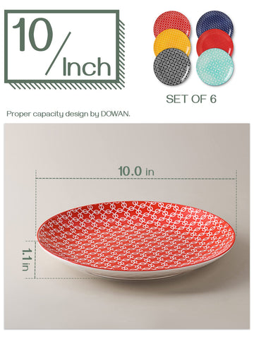 DOWAN dinner plates on the table showcase versatile everyday dining.