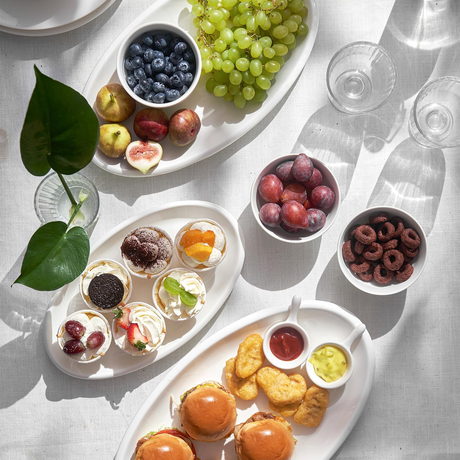 DOWAN wedding party platter offers versatile presentation for celebrations.