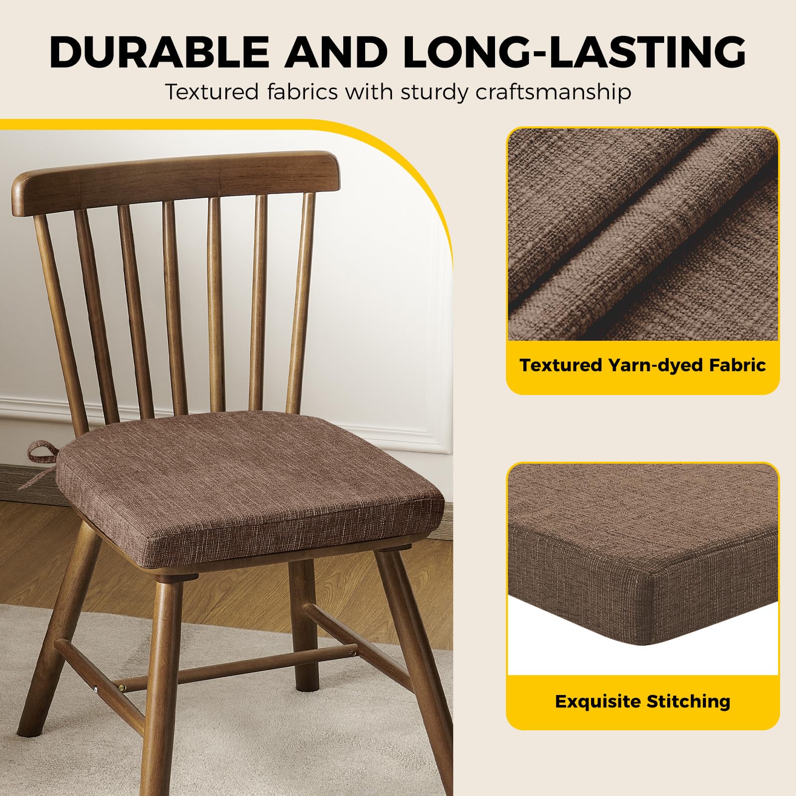 downluxe dining-room setup with cushions showing quick comfort upgrade