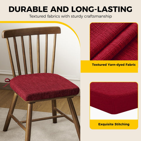 downluxe cushions wipe clean with a damp cloth for easy maintenance.