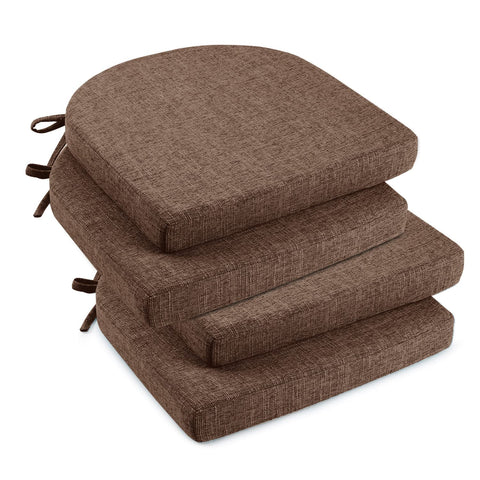 downluxe indoor chair cushions front view showing soft textured cover for comfort