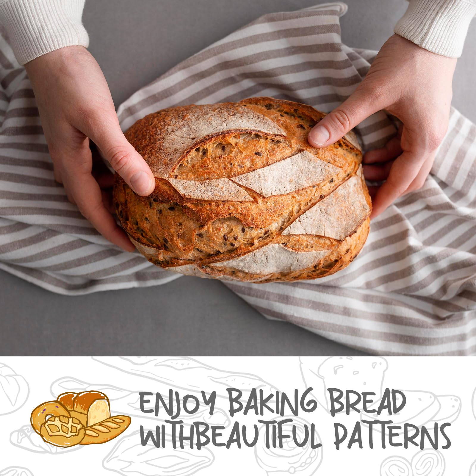 DOYOLLA bread-proofing baskets make a thoughtful gift for bakers