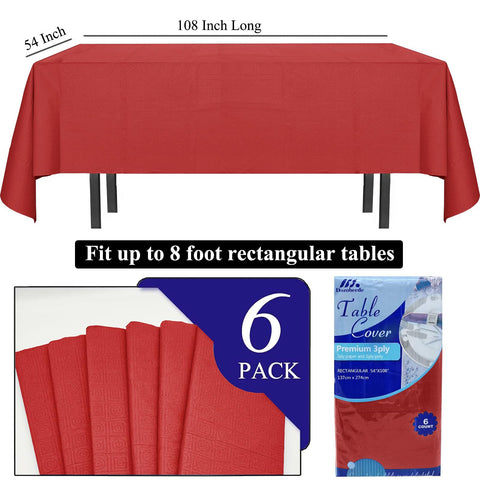 Durable 3-ply Dozobeede tablecloth provides sturdy surface