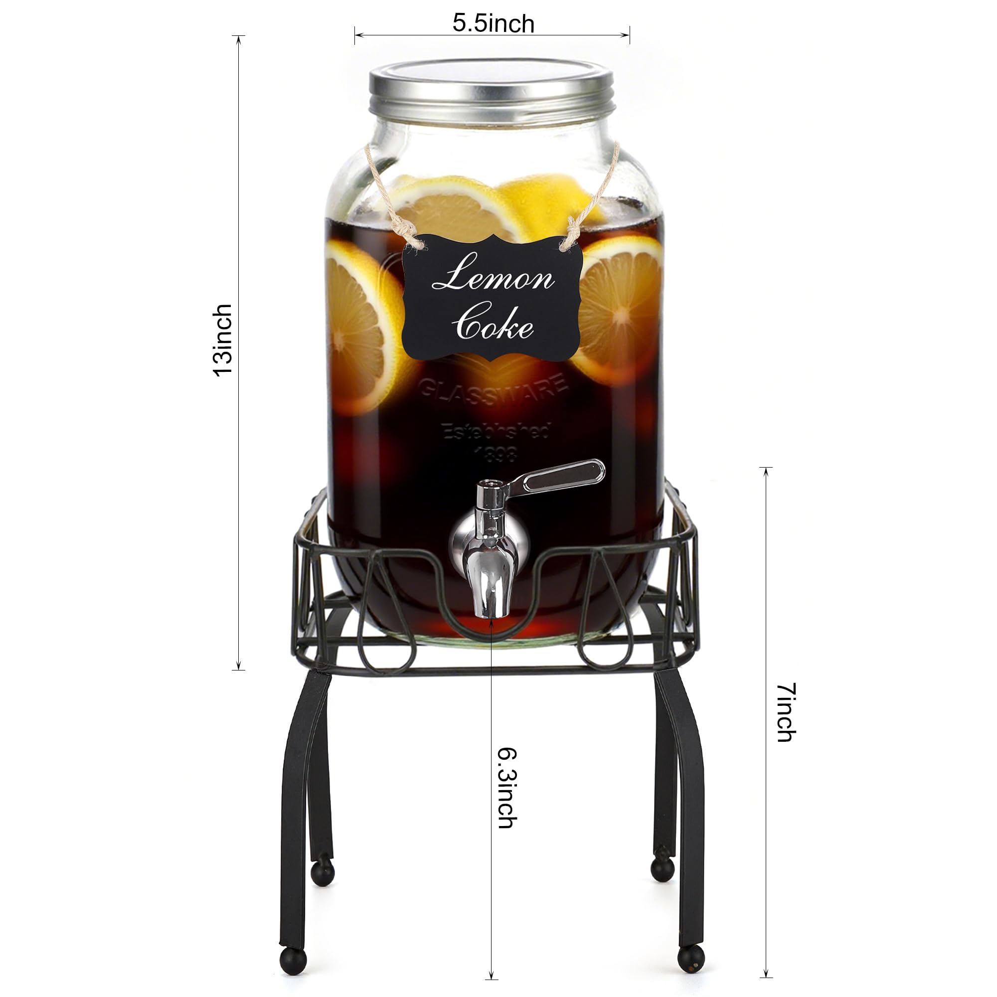 DQAXP party table beverage dispenser enhances the setup for gatherings.