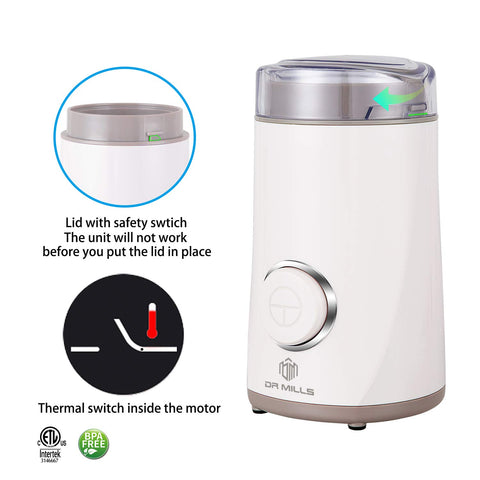 DR MILLS DM-7441W versatile to grind spices and dry ingredients.